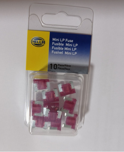 FUSIBLES MINI LP , MOCHITO .5,10,15,25,AMP. (CAJA X10)